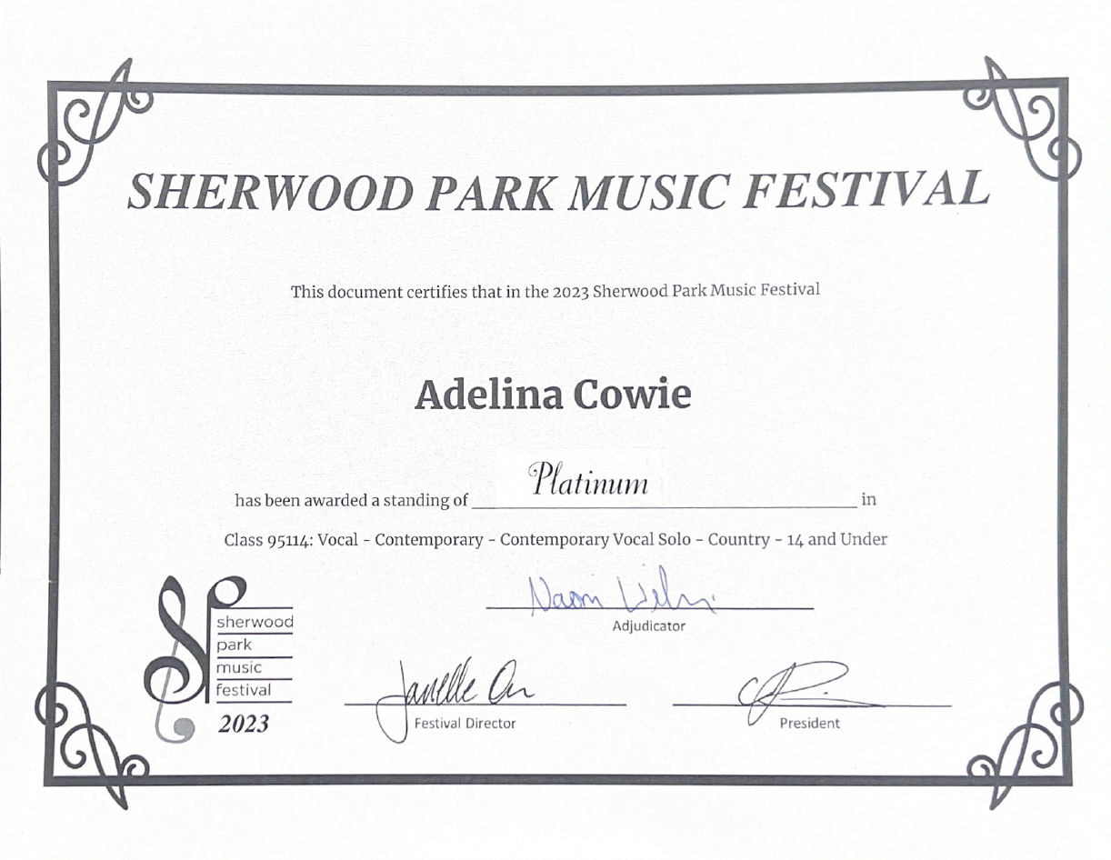 SHERWOOD PARK MUSIC FESTIVAL - Butterflies - 2023