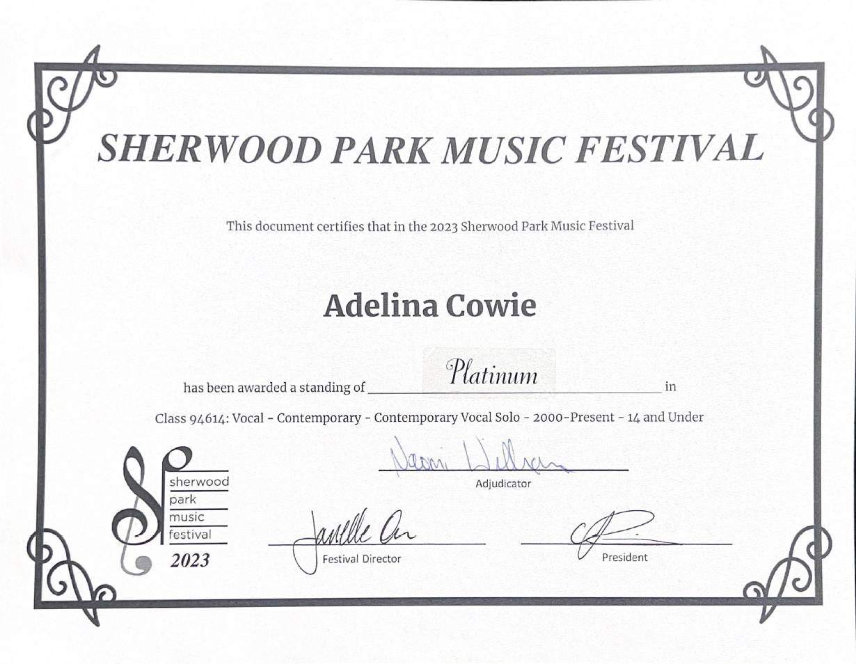 SHERWOOD PARK MUSIC FESTIVAL - What About Angels 2023.