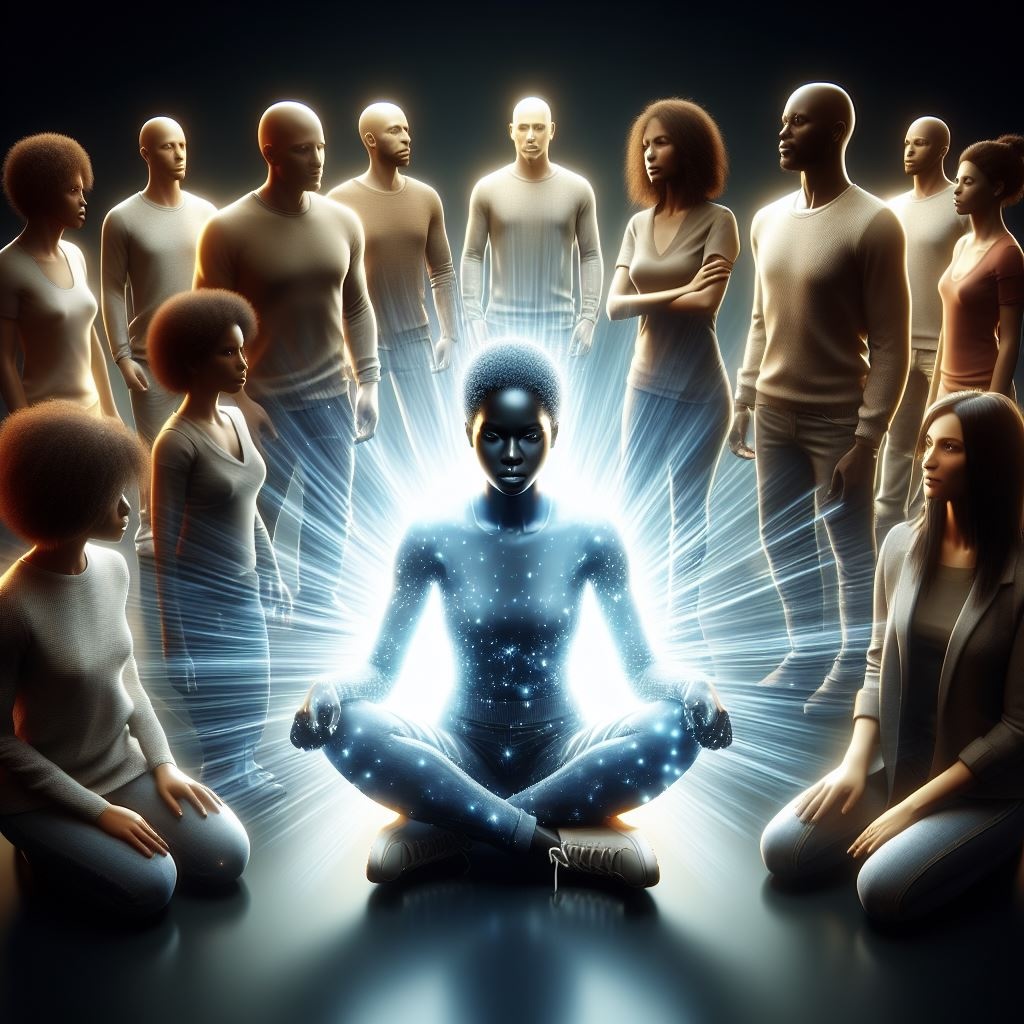 Inner Light Cross Legged Woman